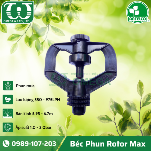 BÉC TƯỚI PHUN MƯA ROTOR MAX