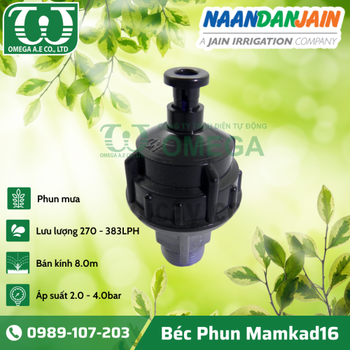 BÉC TƯỚI PHUN MƯA NÔNG NGHIỆP MAMKAD16
